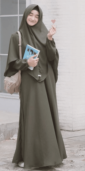 Inspirasi Gaya Hijab Syar’i Bella Almira