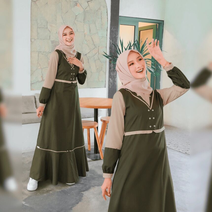 5 Tips Memadukan Gamis Dengan Hijab Modern Beserta Contohnya
