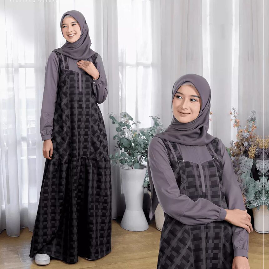 Kelembutan 5 Gamis Warna Lilac Ethica Dalam Fashion Muslim