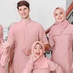 Keanggunan Sarimbit Keluarga Warna Pink, Menyatukan dan Mencerahkan Setiap Momen