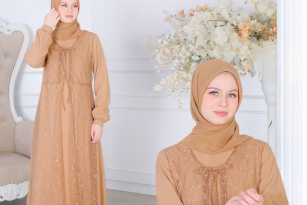 5 Inspirasi Kondangan Dengan Dress Warna Kalem