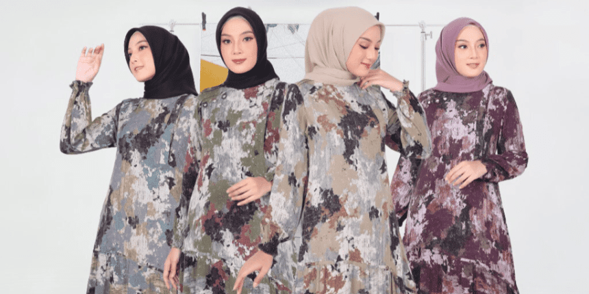 6 Ide Tampil Ceria Dengan Outfit Gamis Colorful