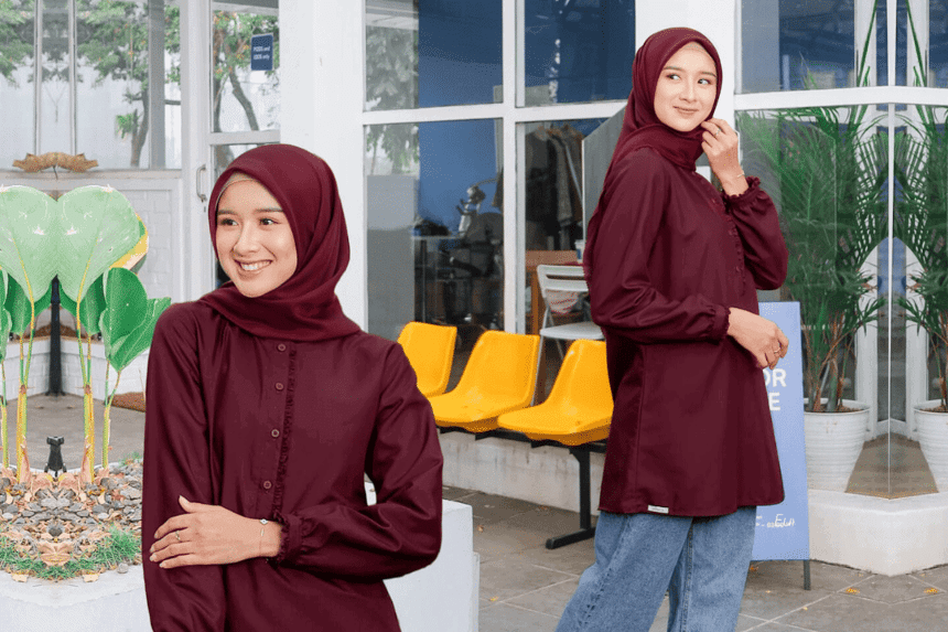 Ide OOTD Kemeja Wanita Hijab, Tampil Kece tapi Effortless!