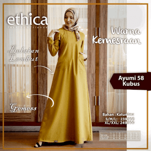  gamis  katun  ima Ethica Collection